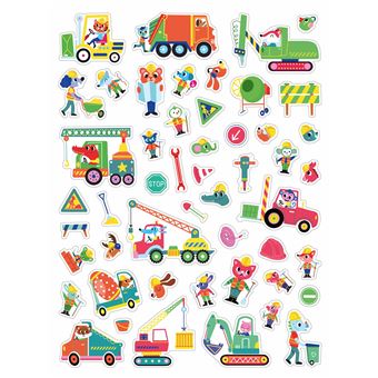 250 autocollants - le chantier