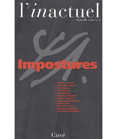 Revue l'inactuel 11 - impostures