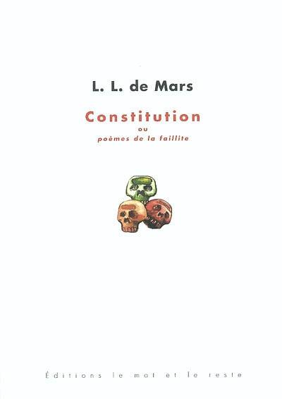 Constitution ou poèmes de la faillite