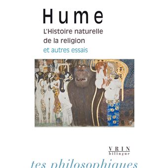 L’histoire naturelle de la religion et autres essais sur la religion