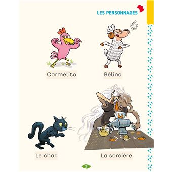 Cocorico Je sais lire ! premières lectures avec les P'tites Poules - L'ami de Carmélito version DYS