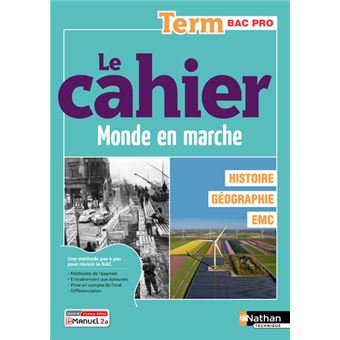 Le monde en marche - Histoire Géographie Tle Bac pro - 2024 - Cahier - élève - + iManuel