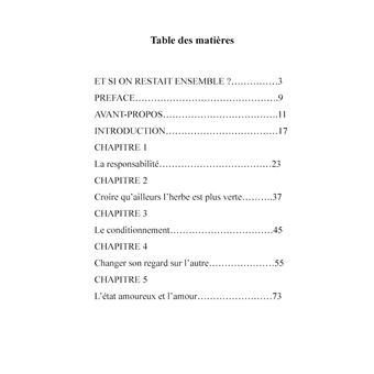 Et si on restait ensemble ?