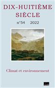 Dix-huitième siècle : Climat et environnement