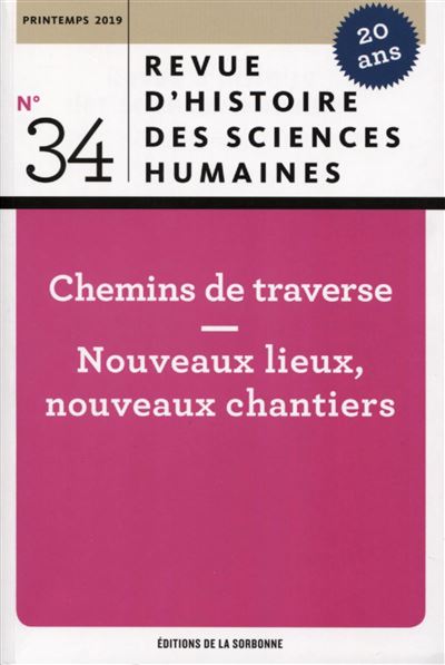 Histoire des sciences humaines,34:20 ans d'histoire