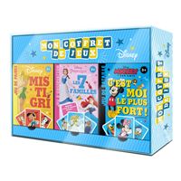 Grand coffret de 3 jeux de cartes