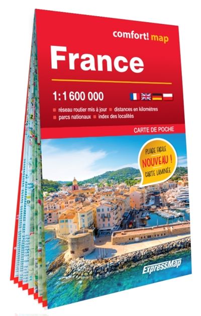 France 1/1M600 (carte format poche laminée) -  Collectif - (donnée non spécifiée)
