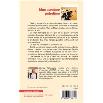 Mon aventure pétrolière