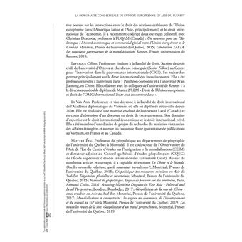 La diplomatie commerciale de l'Union Européenne en Asie du Sud-Est