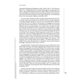 La diplomatie commerciale de l'Union Européenne en Asie du Sud-Est