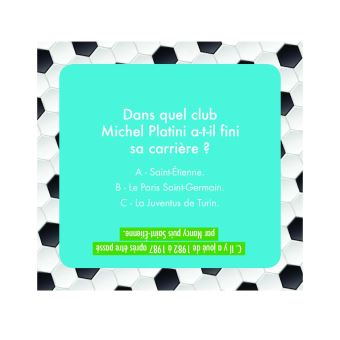 Game box Quiz Football