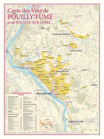 Vins de pouilly fume et pouilly/loire