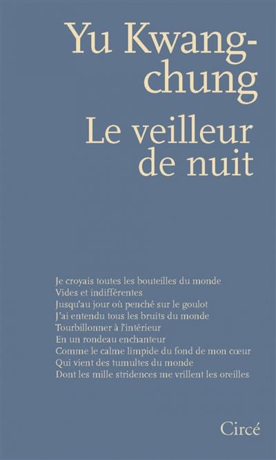 Le veilleur de nuit - Kwang-chung Yu - broché
