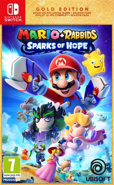MARIO LAPINS CRÉTINS SPARKS OF HOPE GOLD ED FR/NL SWITCH