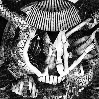 Alien in a garbage dump