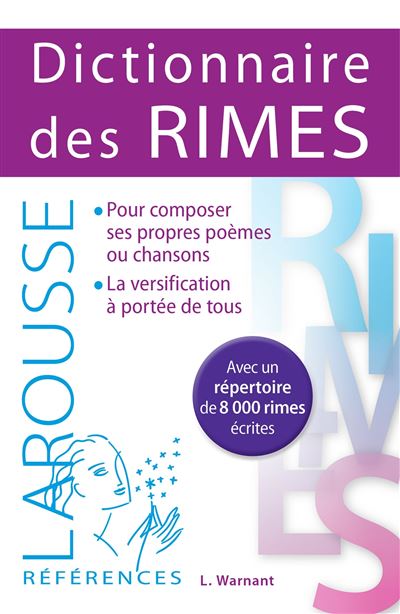 Dictionnaire Des Rimes Broche Leon Warnant Achat Livre Fnac