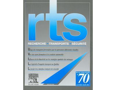 Rts recherche transports securite n 70 janviermars 2001