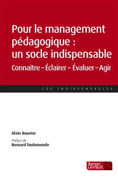 Pour le management pedagogique un socle indispensable