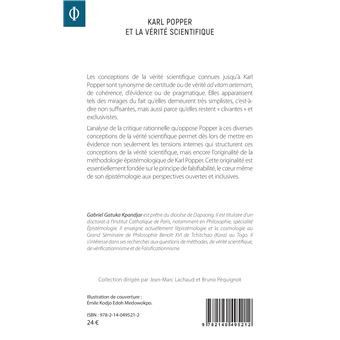 Karl Popper et la vérité scientifique