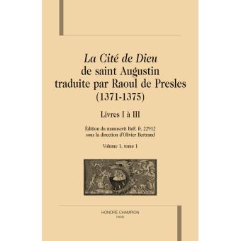 La cité de Dieu traduite par Raoul de Presles