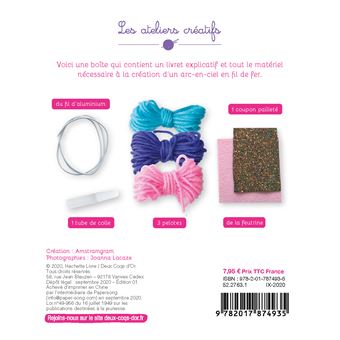 Déco en fil de fer arc-en-ciel - mini coffret avec accessoires