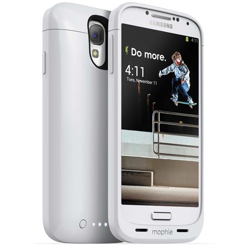 Coque Batterie Mophie Juice Pack Air pour Samsung Galaxy S4, Blanche