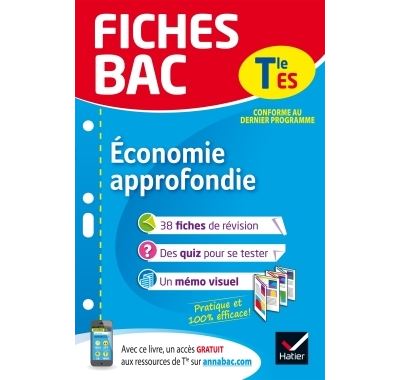 Fiches Bac économie approfondie Term ES