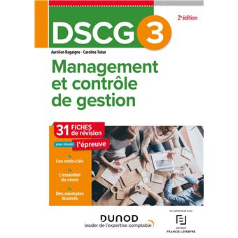 DSCG 3 Management et contrôle de gestion  - Fiches 2023-2024