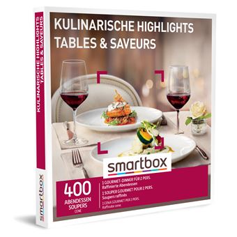 Coffret cadeau Smartbox Tables & Saveurs