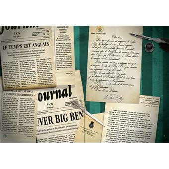 Cahier de vacances adultes ESCAPE GAME Dans les rouages du temps