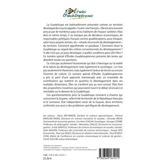 Guadeloupe : le développement en question(s)