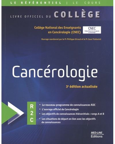 cancérologie - Proposition cotisation : collège cancérologie medline 2021 R2C  Cancerologie-3eme-edition-actualisee-R2C