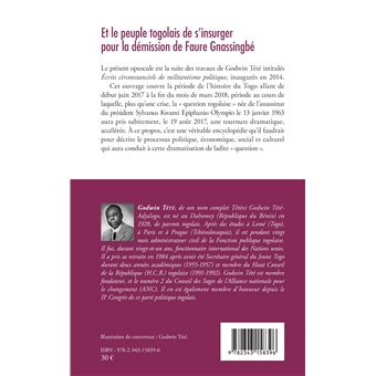 Et le peuple togolais de s'insurger pour la démission de Faure Gnassingbé