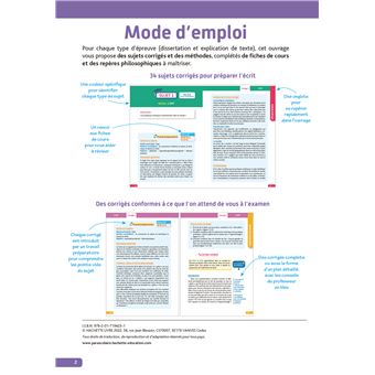 Annales Objectif BAC 2023 - Philosophie