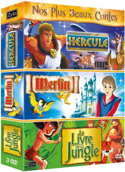 COFFRET TRI PACK VOL.4 - HERCULE - LE LIVRE DE LA JUNGLE-FR