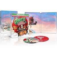 Dr Seuss' How The Grinch Stole Christmas Steelbook Blu-ray 4K Ultra HD