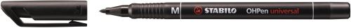Stabilo Ohpen permament ink medium zwart