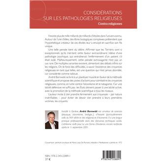 Considérations sur les pathologies religieuses