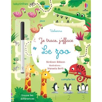 Le zoo - Je trace, j'efface