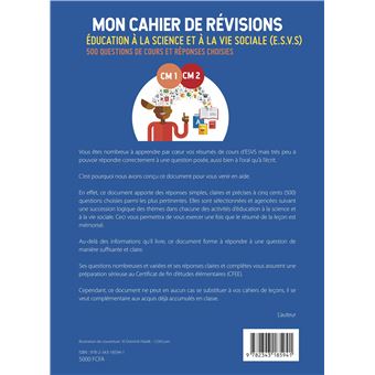 Mon cahier de révisions CM1-CM2