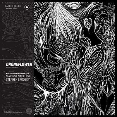 Droneflower/clear and black marble coloured vinyl