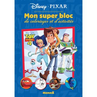 Disney Pixar Mon super bloc de coloriages et d'activités