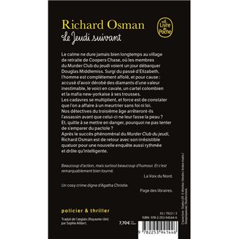 Le Jeudi suivant (Le Murder Club enquête, Tome 2)