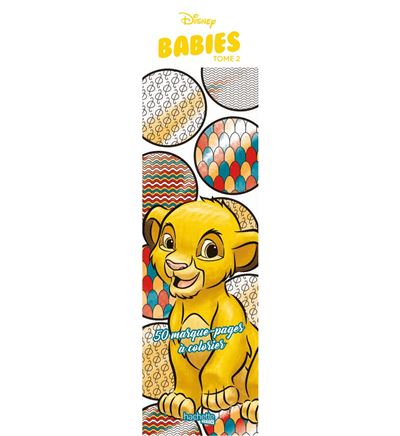 DISNEY  50 marquepages à colorier Tome 2  Marquepages Disney Babies
