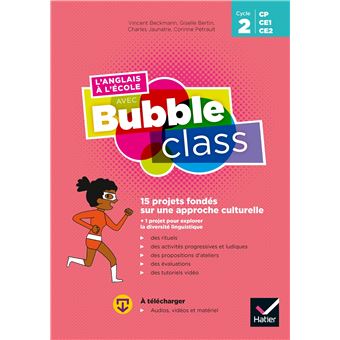 Bubble Class - Méthode Anglais CP, CE1, CE2- Cycle 2 Éd.2020 - Guide + ressources numériques