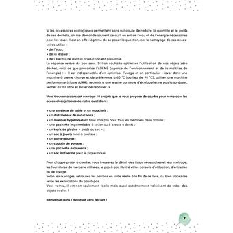 Couture zéro déchet objets nomades