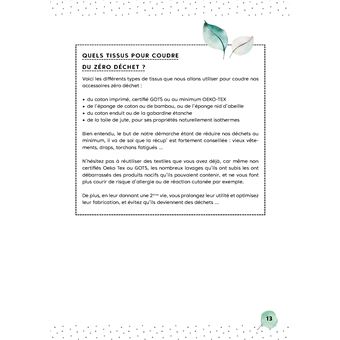 Couture zéro déchet objets nomades