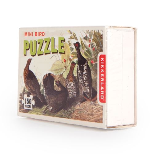 Kikkerland Mini Bird Puzzles Assortie 150 Pièces