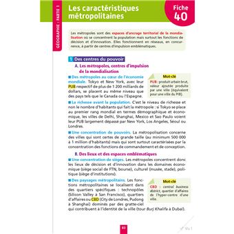 Objectif BAC Fiches Histoire-Géographie TRONC COMMUN 1re générale