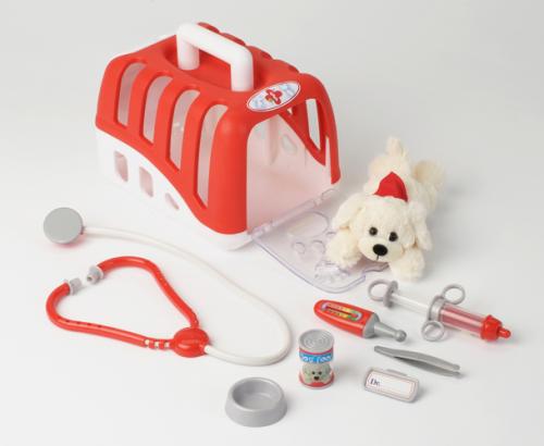 Theo Klein - Vet' s kit with cidley dog and a wide range of vet's accessories